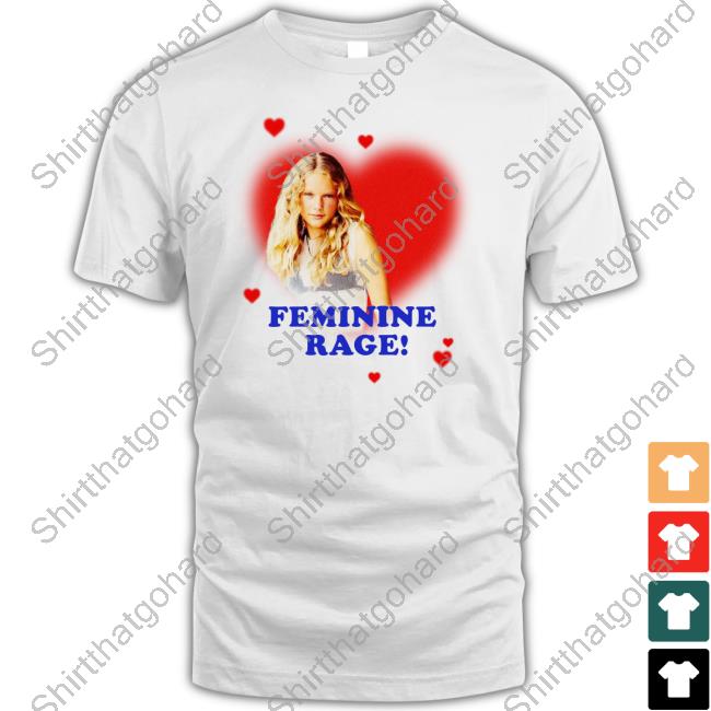 Official The Swift Society Sabrina Carpenter Buggirl200 Merch Taylor Swift Feminine Rage Tee Shirt
