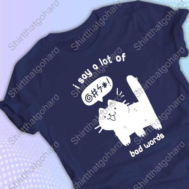 Official Dual Wield Studio I Say A Lot Of Bad Words Shirt