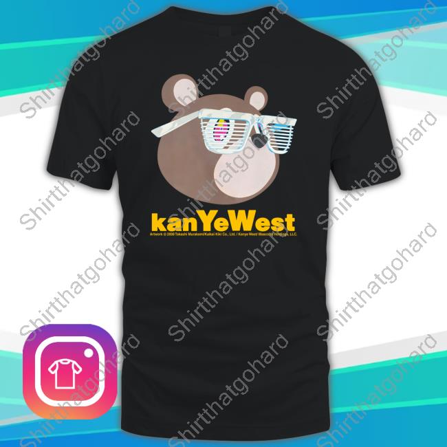 Kanye West Graduation 2007 Mirrored Bear Tee