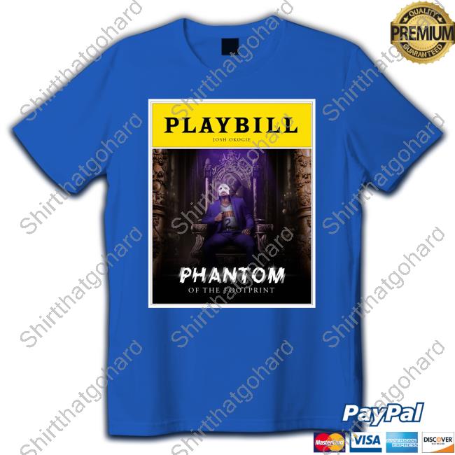 Official Playbill Josh Okogie Phantom Of THe Footprint Shirt