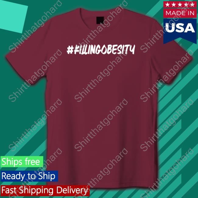 Official Killingobesity Trying To Kill My Morbid Obesity Before It Kills Me First T-Shirt