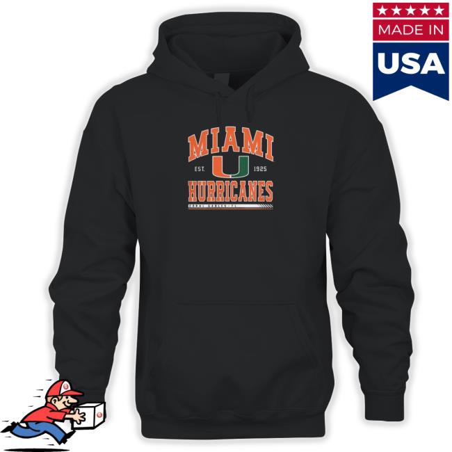 Official Miami Hurricanes Modern Stack Hot Shirt