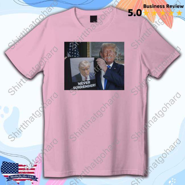 Official Donald Trump Holds Up A T-Shirt For Sale In A Video On His Truth Social Website Shirt