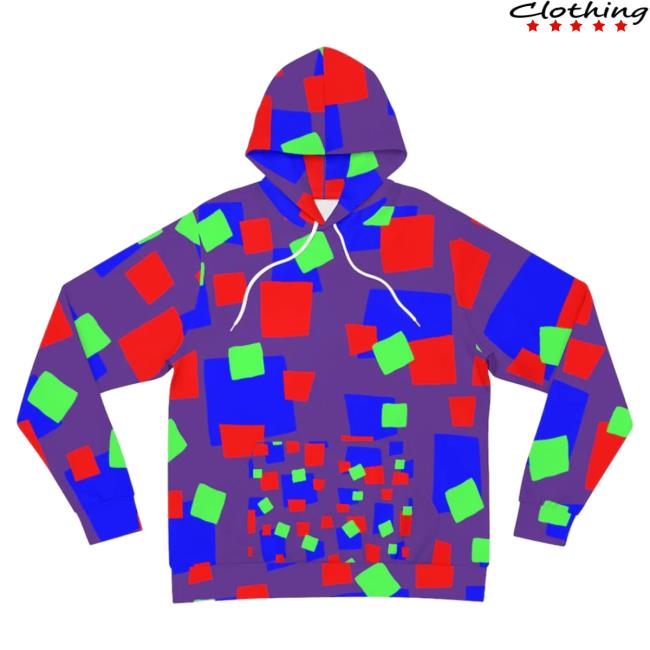 Official Signshirtz Clothing Merch RGB Pattern Design - Purple Large AOP Shirt 2023 3D All Over Print