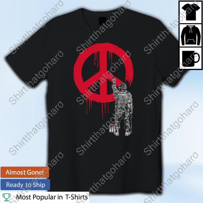 Robert Oberst Merch Peace Tee Shirt