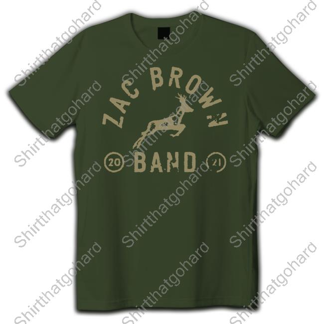 Zac Brown Band Merch Deer T Shirt Zacbrownband