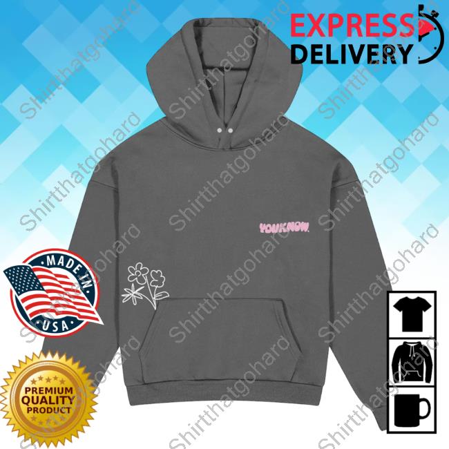 You Know Clothing Store Shop Merch YouKnow Growth Sweatshirts | Pink Matter (Charcoal)