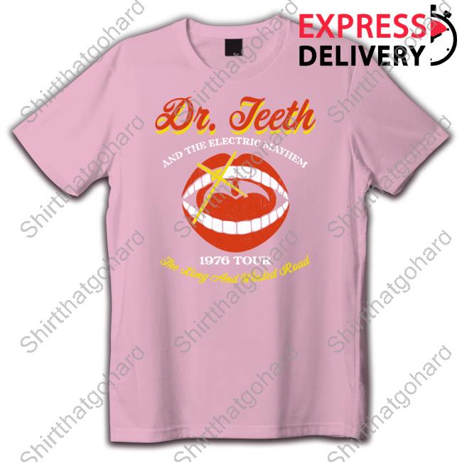 Official Dr Teeth And The Electric Mayhem 1976 Tour T-Shirt