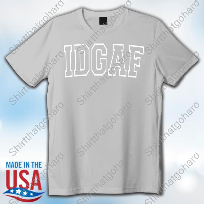 Official Sadie Crowell Merch IDGAF Coral Tee Shirt