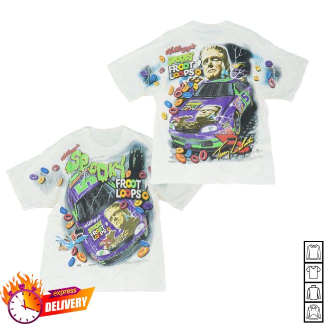 Official Unclaimed Baggage Store 90s Nascar Spooky Terry Labonte Froot Loops 3D Sweatshirt All Over Print Unclaimedbaggage