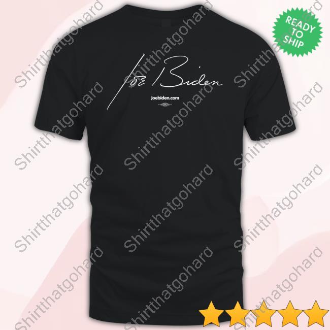 Official Biden Harris Merch Joe Biden Signature Tee