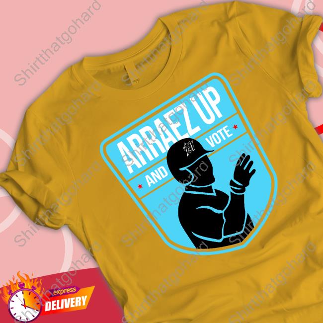 Official Miami Marlins Arraez Up And Vote Sweatshirt