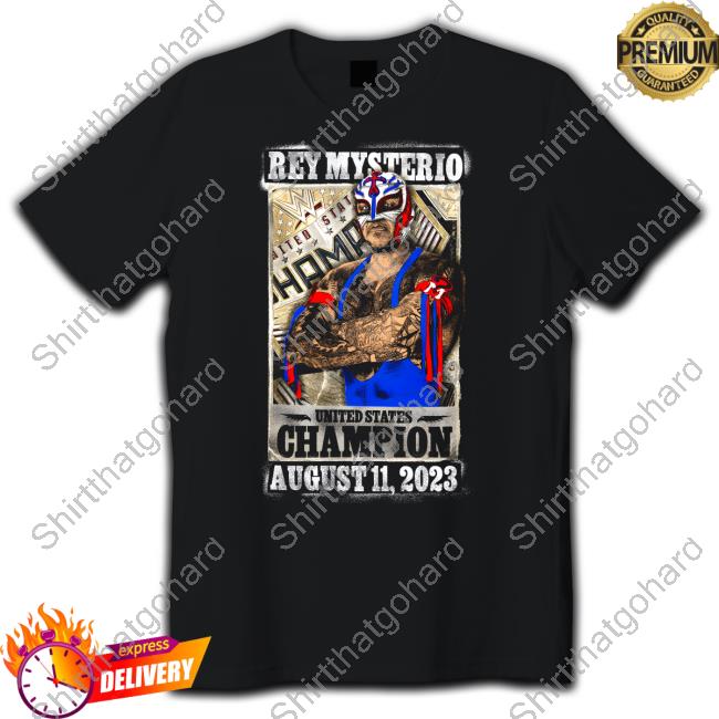 Official Rey Mysterio United States Championship T-Shirt