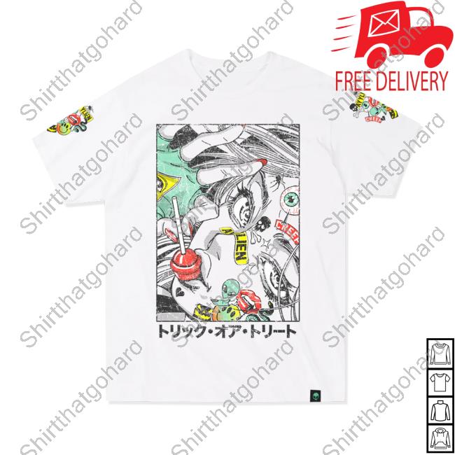 Official Elvis The Alien Ayylien Clothing Lollipop Girl Shirt