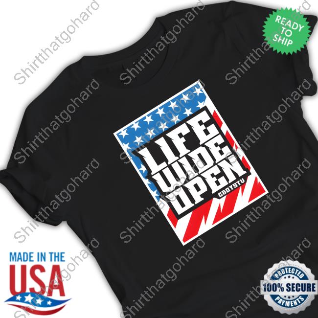 YOUTH - Life Wide Open Stars and Stripes Long Sleeve T-Shirt
