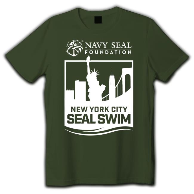 Navy Seal Foundation New York City Seal Swim Long Sleeve T Shirt