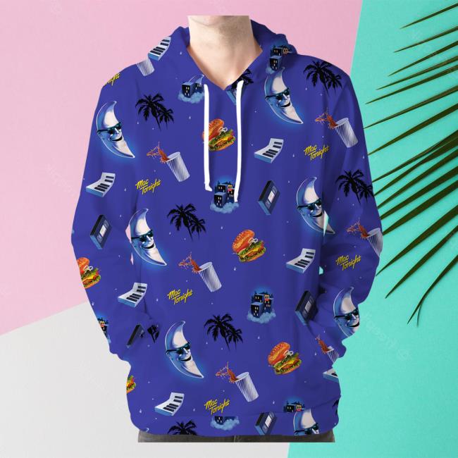 Official Vapor95 Clothing Store Late Night Delight Pullover Hoodie 3D All Over Print