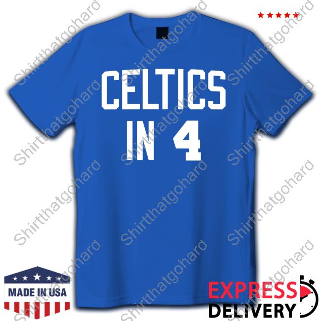 Official Celtics In 4 Tee Shirt