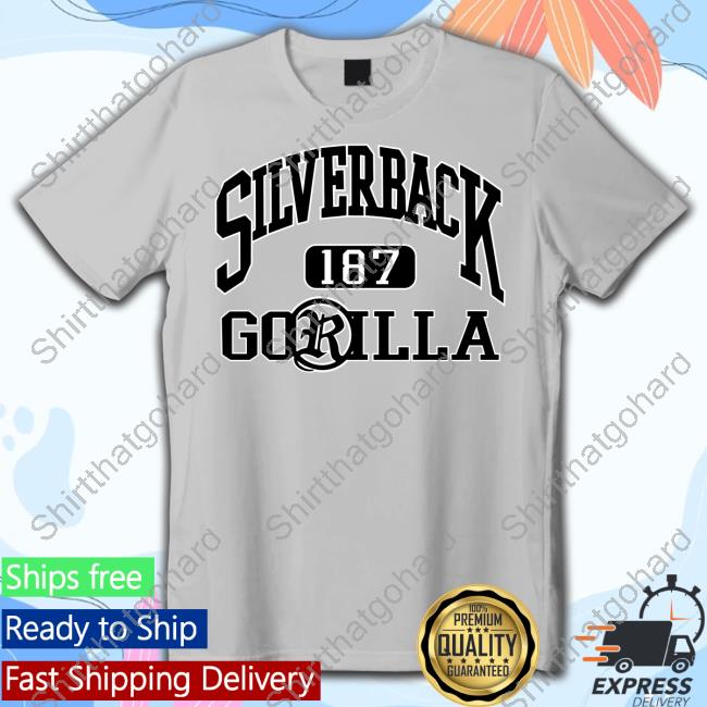 Official Ramirez Merch Silverback Gorilla Grey Tee Shirt