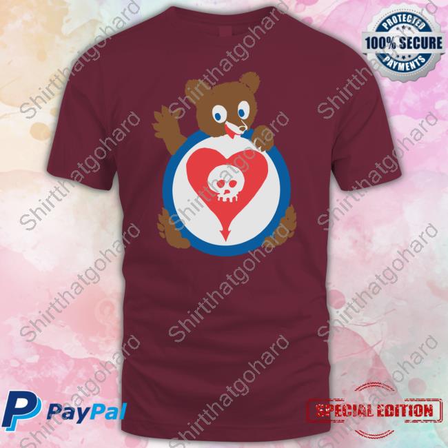 Official Alkaline Trio Merch Bear Heartskull T Shirts Alkalinetrio