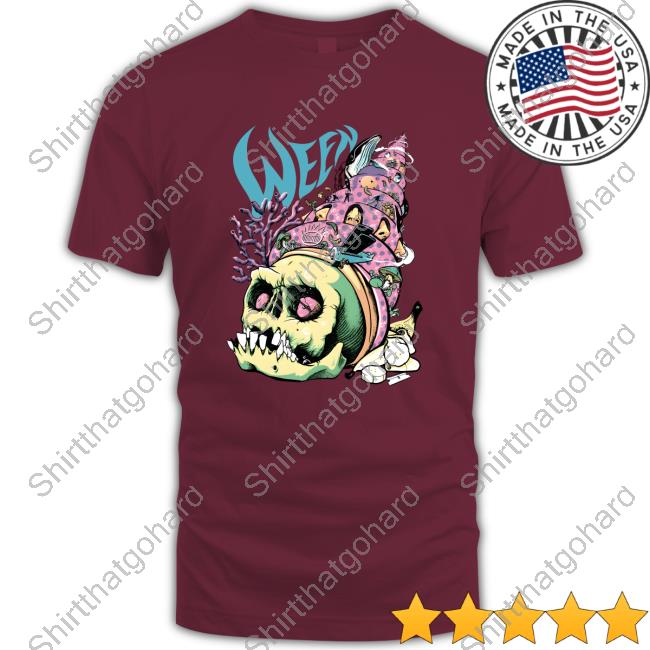 Ween Merch Shell Skull Tee Shirt