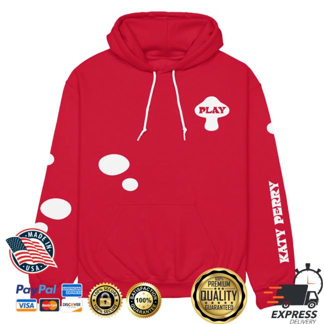 Official Katy Perry Clothing Shop Play Mushroom Hooded Sweatshirt