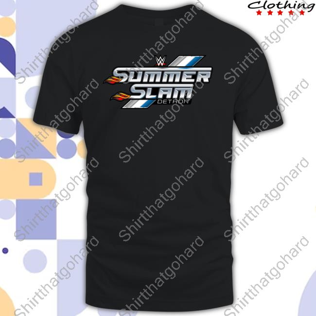 WWE SummerSlam Detroit X Bitmoji Tee Shirt