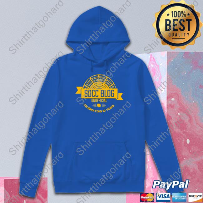 Official Sdcc Blog Unofficial Celebrating 10 Years Shirt