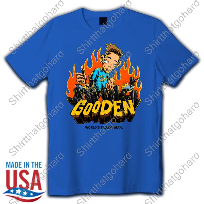 Drew Gooden Merch World's Tallest Man Crewneck Sweatshirt Drewgoodenshop