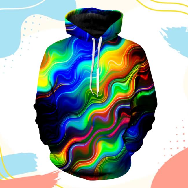 Official Iedm Clothing Color Wave Unisex Sweatshirt 3D All Over Print