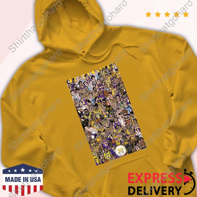 Official Lakers Lead Former Los Angeles Lakers Players Hoodie