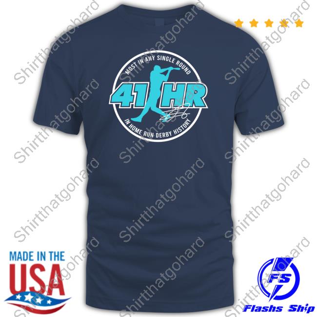 J-ROD Squad 41 HR Most In Any Single Round In Home Run Derby History funny shirt