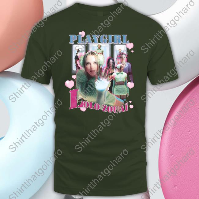 Lolo Zouai Merch Playgirl Lolo Zouaï Rap Tee Shirt