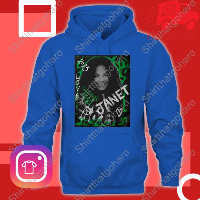 Official Janet Jackson Tour Merch Janet 2023 Love Tee Shirt