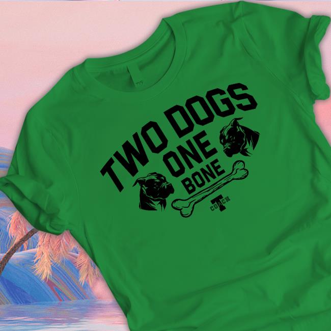 Blitzburgh Mike Tomlin Two Dogs One Bone T Coach Long Sleeve T Shirt