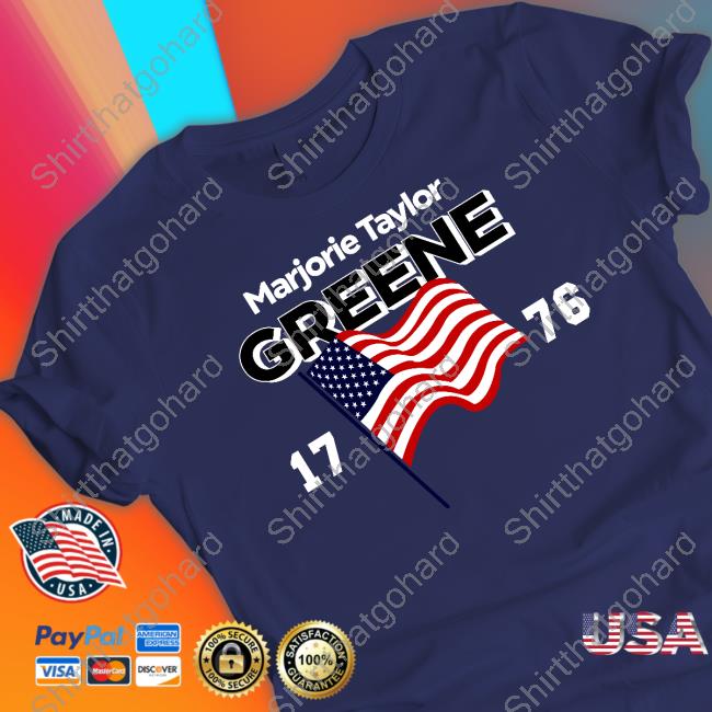 Marjorie Taylor Greene 1776 Flag USA Hooded Sweatshirt