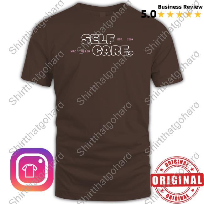 Mac Miller Website Merch Self Care Hooded Sweatshirt