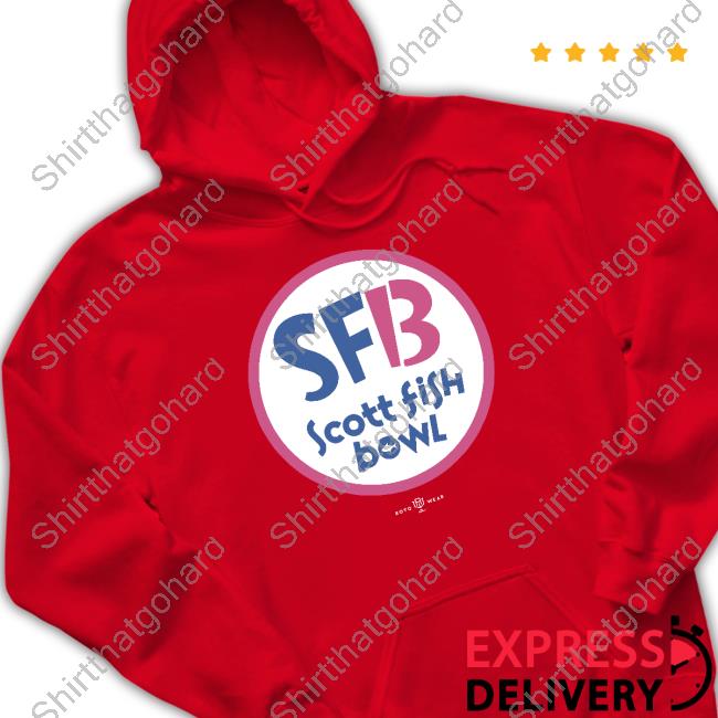 Sfb13 Scott Fish Bowl Ice Cream T-Shirt Blue