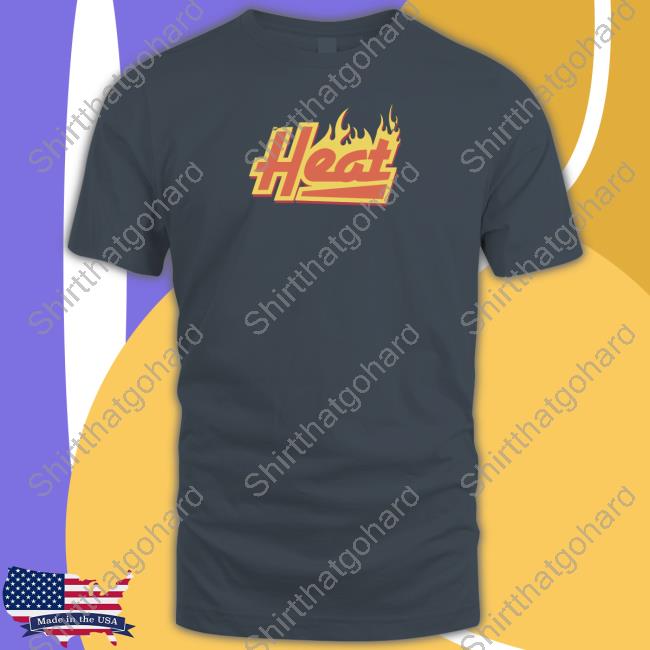 Court Culture Heat Flames TeeMiami Heat