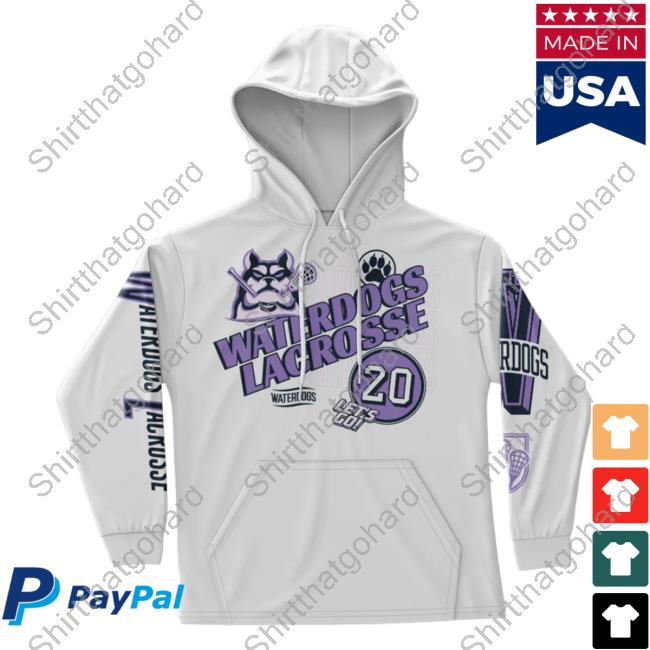 Official Premier Lacrosse League Shop Waterdogs All Over Print Sweatshirt