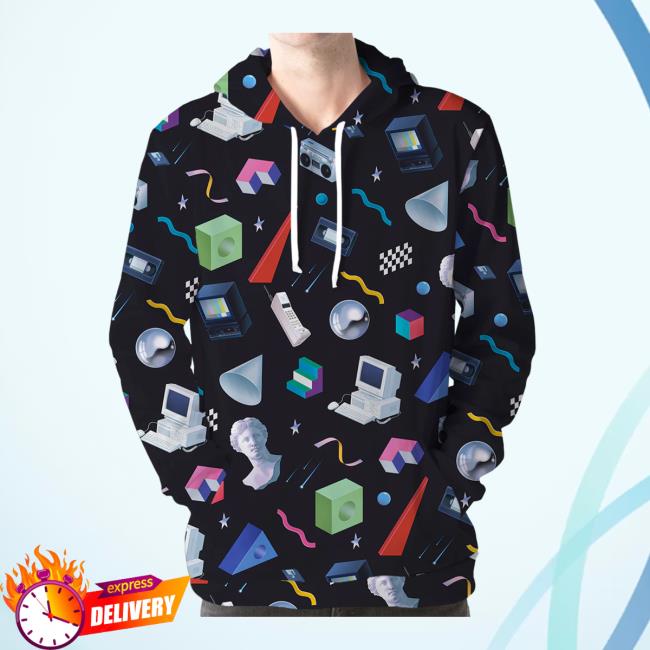 Official Vapor95 Clothing Store Shapes & Forms Sweater 3D All Over Print