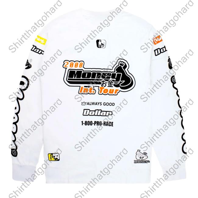 Official Money Clothing Speed Way L/S Sweater White