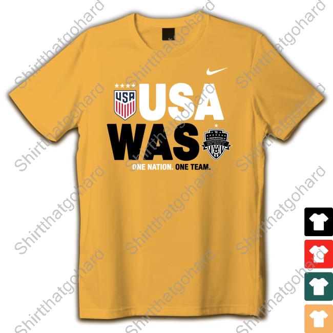 Washington Spirit Uswnt Usa Was One Nation One Team Shirts