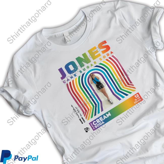 Official Jones Soda Merch Jones Pride Tee Ft Maddy Hollander