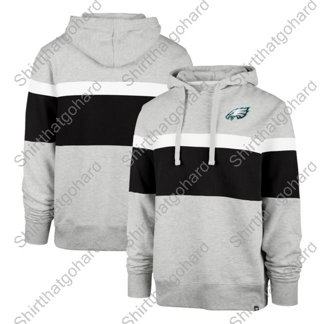 Official PhiladelphiaEagles Clothing Merch Store Shop 47 Gray Philadelphia Eagles Warren Crew neck Sweatshirt 3D