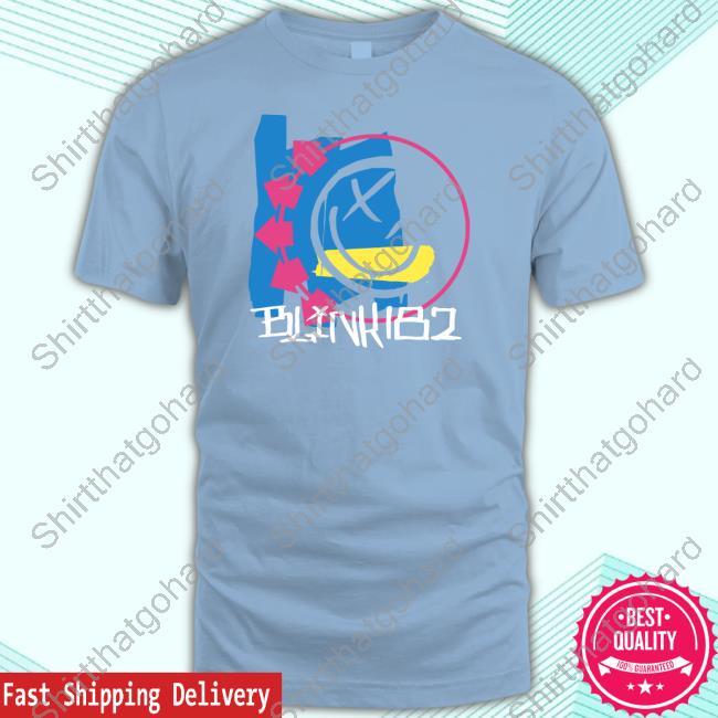 Blink 182 Merch OG Smiley Shirt