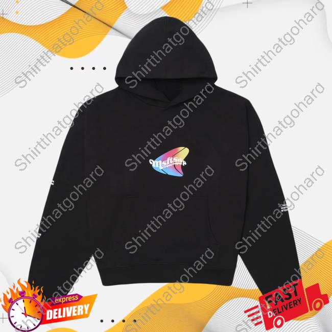 Official Msftsrep Clothing Msftsrep Trippy Summer Basic Tshirt Black