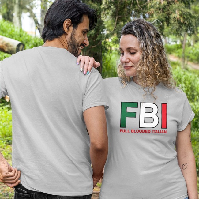 FBI Full Blooded Italian T Shirt White