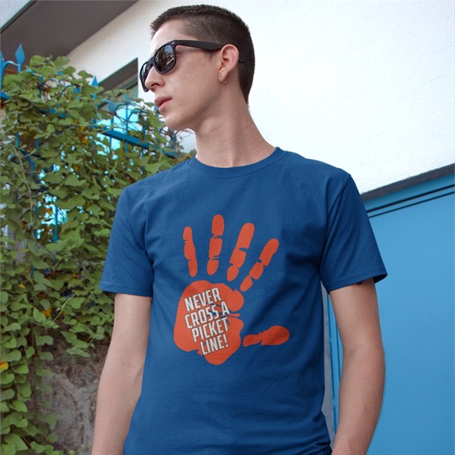 Sam Tarry Never Cross A Picket Line Tee Shirt