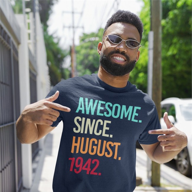Awesome Since August 1942 Sweatshirt Isobel Isobelball5